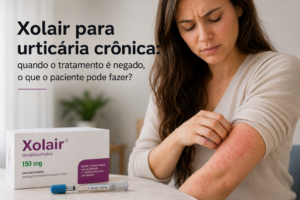 Xolair para urticária crônica: quando o tratamento é negado, o que o paciente pode fazer?