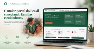 Portal Nacional do Cuidador conecta famílias e cuidadores para facilitar a busca por profissionais especializados.
