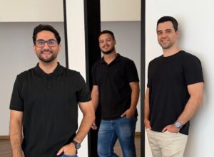 Fundadores ZiveAI: Lucas Anjos, João Pedro e Thalles de Morais.