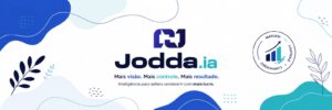Jodda.ia, sistema de gestão com IA para empresas que vendem em marketplaces, com aplicação em precificação, publicidade, promoções e rentabilidade.